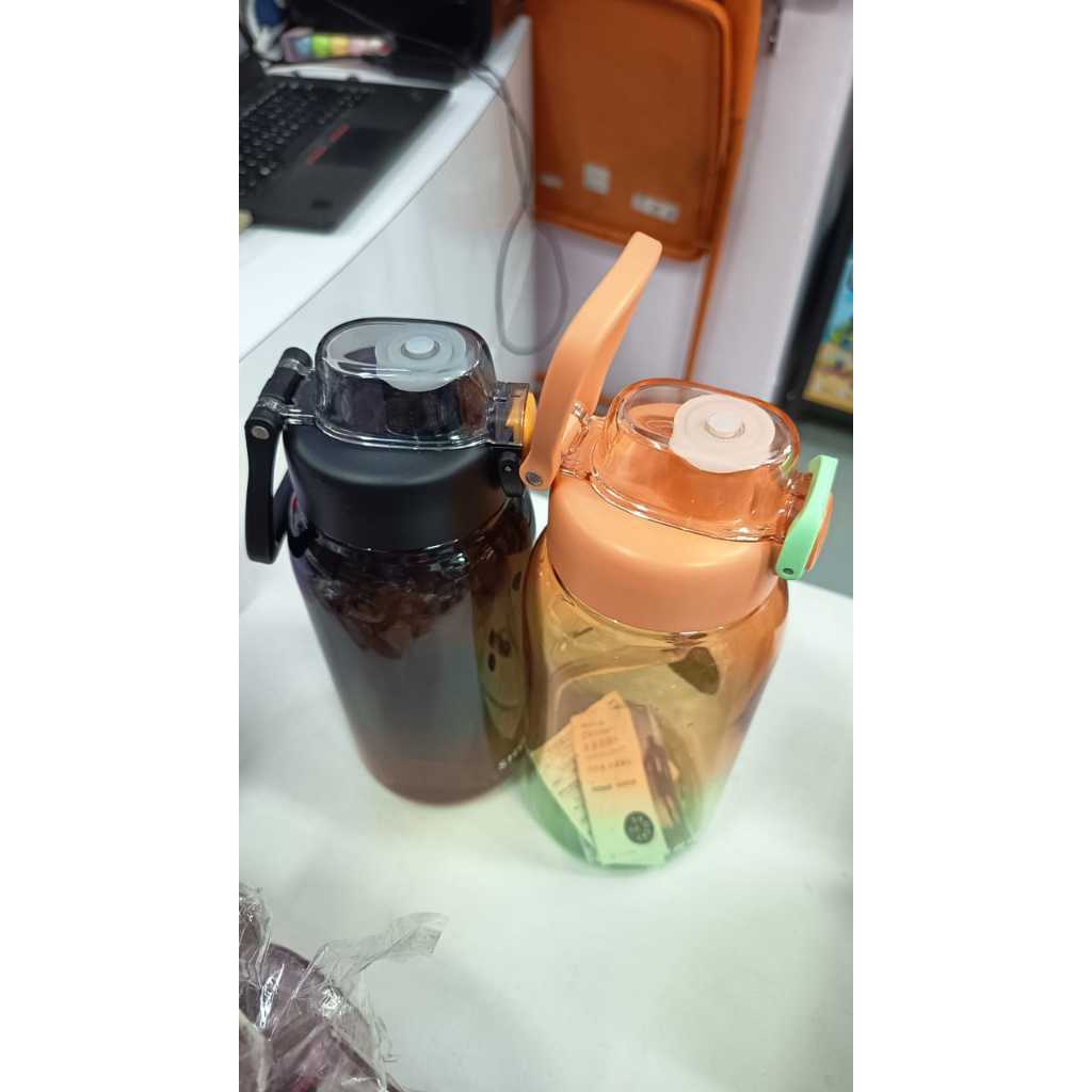 Dodge Transparent Water Bottle, 1liter