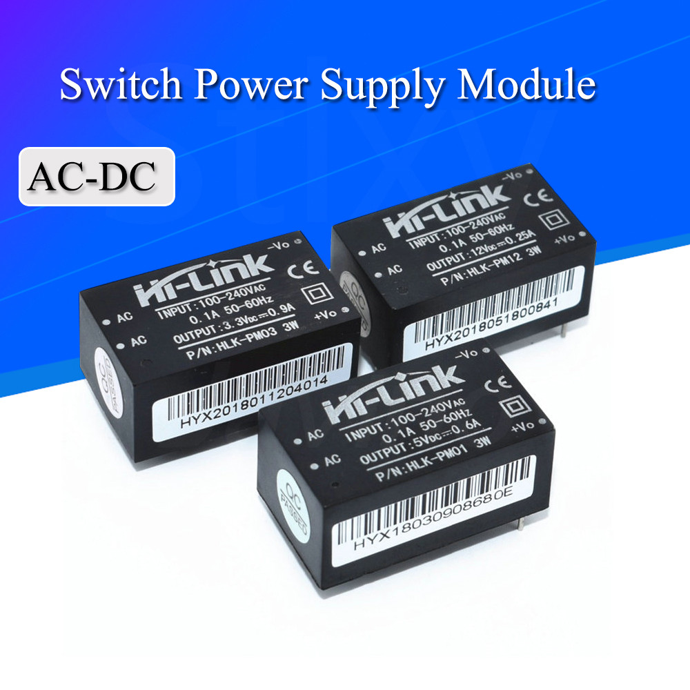 AC-DC 220V ถึง 5V/3.3 V/12 V MINI แหล่งจ่ายไฟโมดูล,อัจฉริยะในครัวเรือนสวิทช์โมดูลแหล่งจ่ายไฟ HLK-PM0