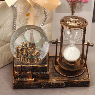 คริสตัลบอลนาฬิกาทรายจับเวลาเครื่องประดับของขวัญสร้างสรรค์วัน…