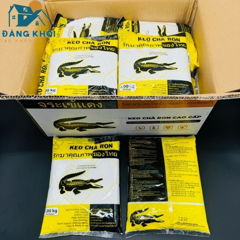 (New) 1KG SJC Thai Crocodile Grout 1kg Bag ใช้สําหรับยาแนวกระเบื้อง