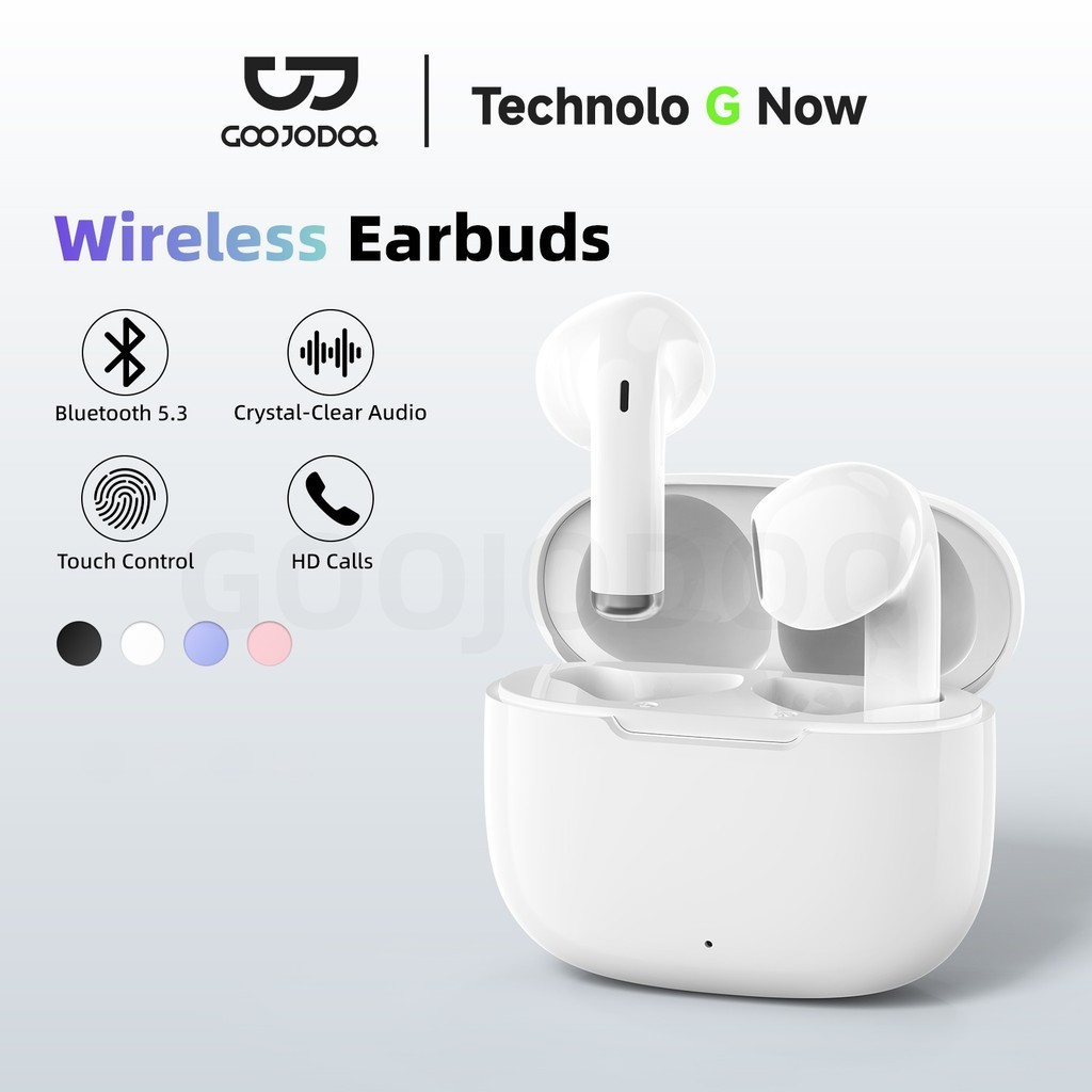 GOOJODOQ J237 Headphones Bluetooth 5.3 Stable Connection Immersive Audio Experience Low Latency Audi