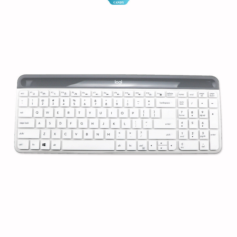ผิวแป้นพิมพ์สร้างสรรค์น่ารักสําหรับ Logitech K580 MK470 - แผ่นรองคีย์การ์ดซิลิโคนกันฝุ่น [ZK]