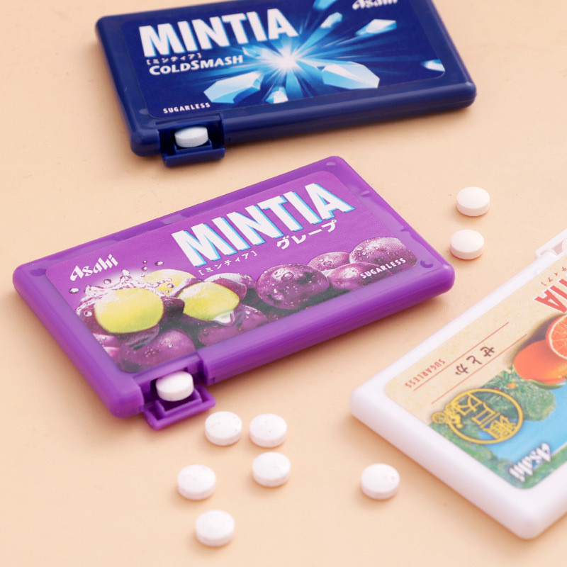 ขนมนําเข้าดั้งเดิม ASAHI ASAHI ลูกอมรสมิ้นต์ Icy Throat Lozenges Cool Green Lift รสซิตรัส