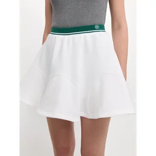 [Pomelo] กระโปรงทรงบานขอบสีตัดกัน / Contrast Trim Flare Skirt
