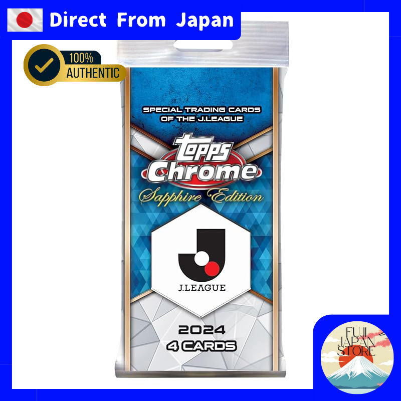 Topps J.League Chrome Sapphire Soccer Trading Card | 2024 JLeague Chrome Sapphire 1 Pack