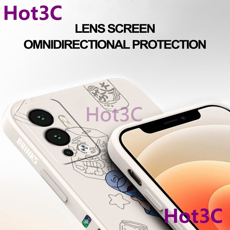 เคส For Infinix Hot 12 tpu KLXX ซิลิโคนเหลวคู่เคสโทรศัพท์แบบนิ่ม - รูปที่ 6