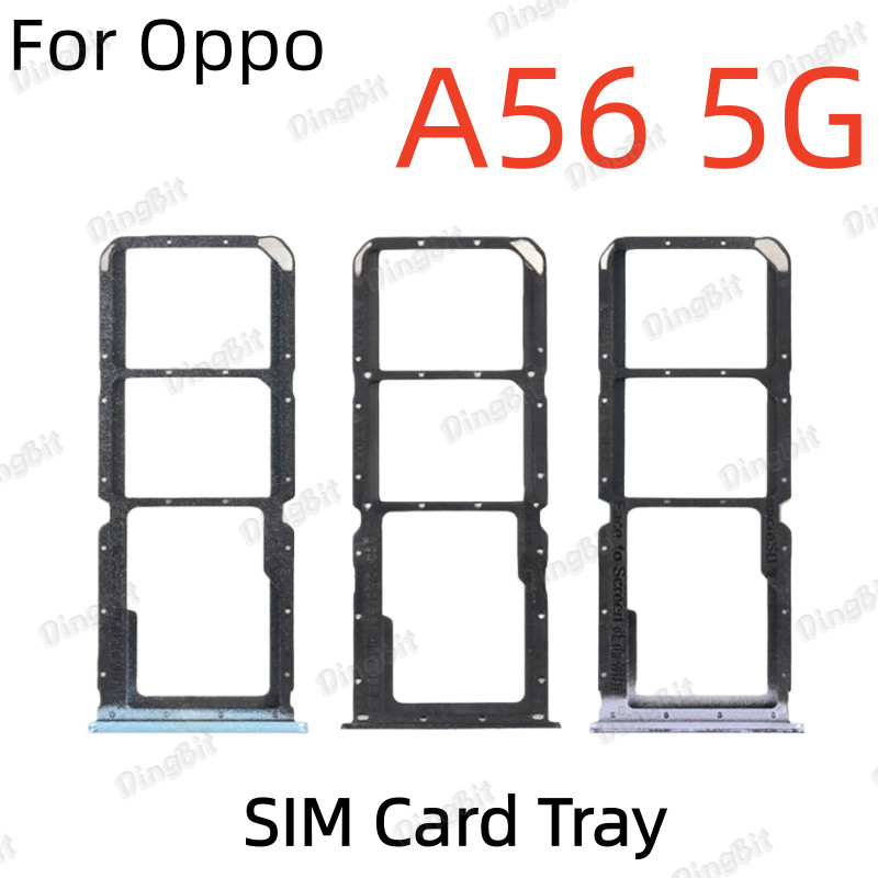 ถาดซิมการ์ดสําหรับ OPPO A56 5G Slot Holder Card Holder Reader SD Slot Adapter Replacement Parts