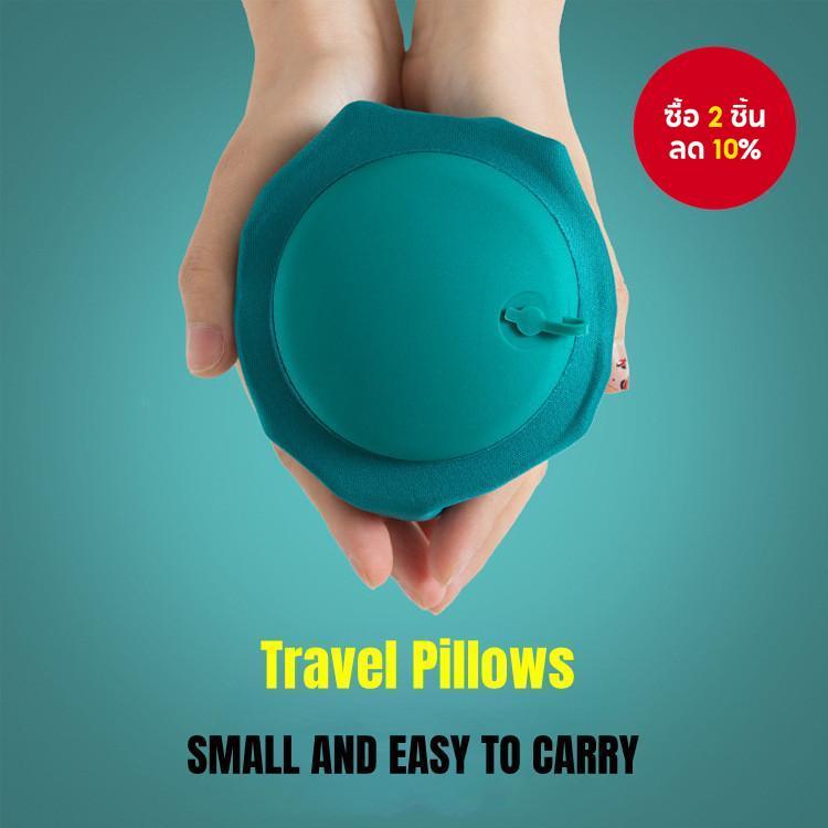 หมอนรองคอเป่าลมนุ่มพิเศษสําหรับเดินทางเครื่องบิน - รองรับตามหลักสรีรศาสตร์และดีไซน์กะทัดรัด
