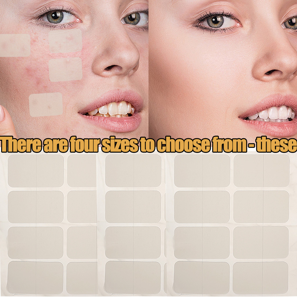 Hydrocolloid Invisible Pimple Spot Marks Repair Sticker - แผ่นแปะสิวกันน้ําระบายอากาศได้อ่อนโยน
