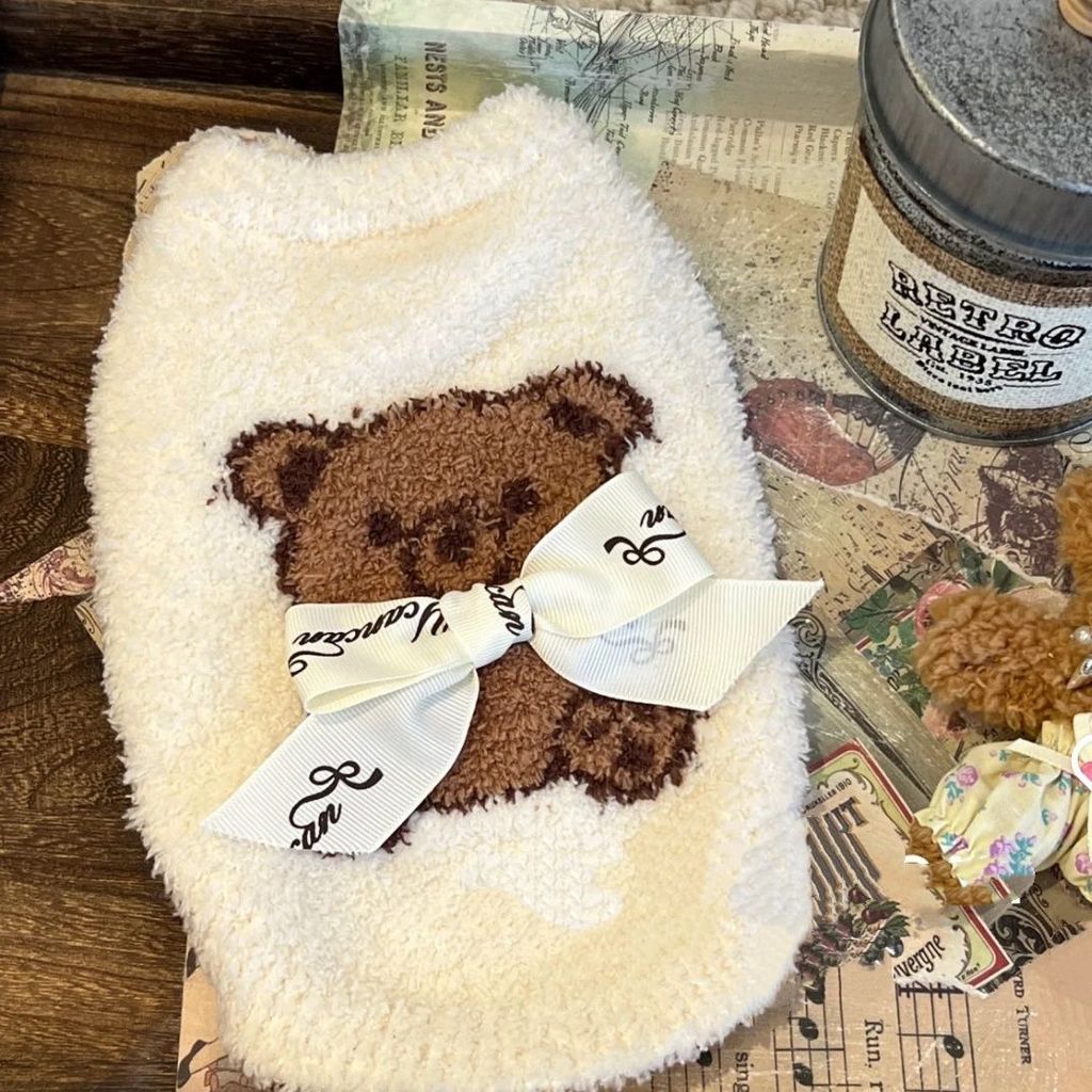 สุนัขฤดูใบไม้ร่วงและฤดูหนาวเสื้อกันหนาวสัตว์เลี้ยงที่อบอุ่นเท็ดดี้BitterหมีBeaumi Schanery VIPสุนัขข