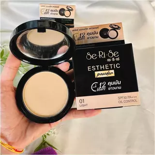 (ยกแพค4ชิ้น สุดคุ้ม) SeRiSe แป้งเซริเซ่ มีให้เลือก 3 เบอร์ แป้งคุมมันนาน 12 ชม. SPF30+++
