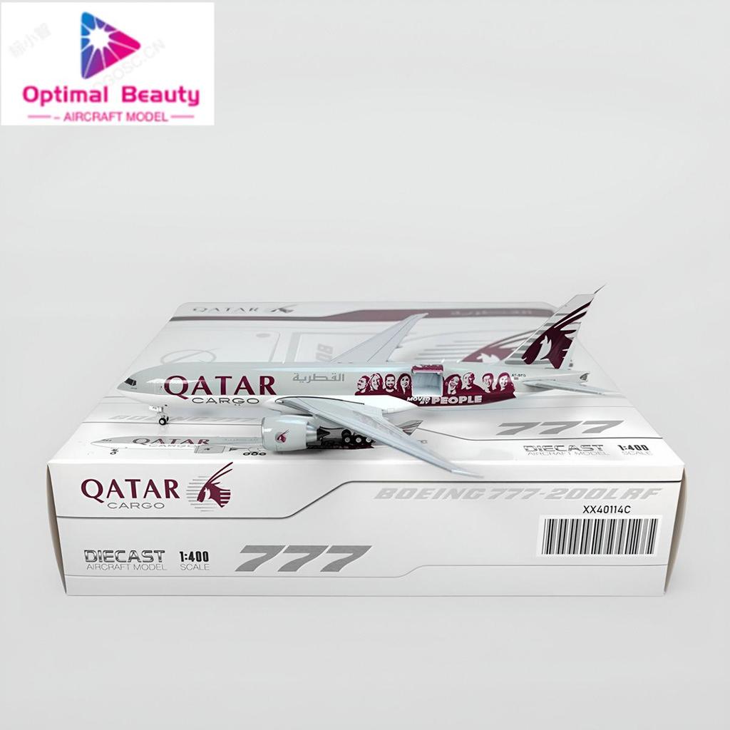 JC Wings XX40114C 1: 400 Katar Air B777-200F A7-BFG รุ่นเปิด