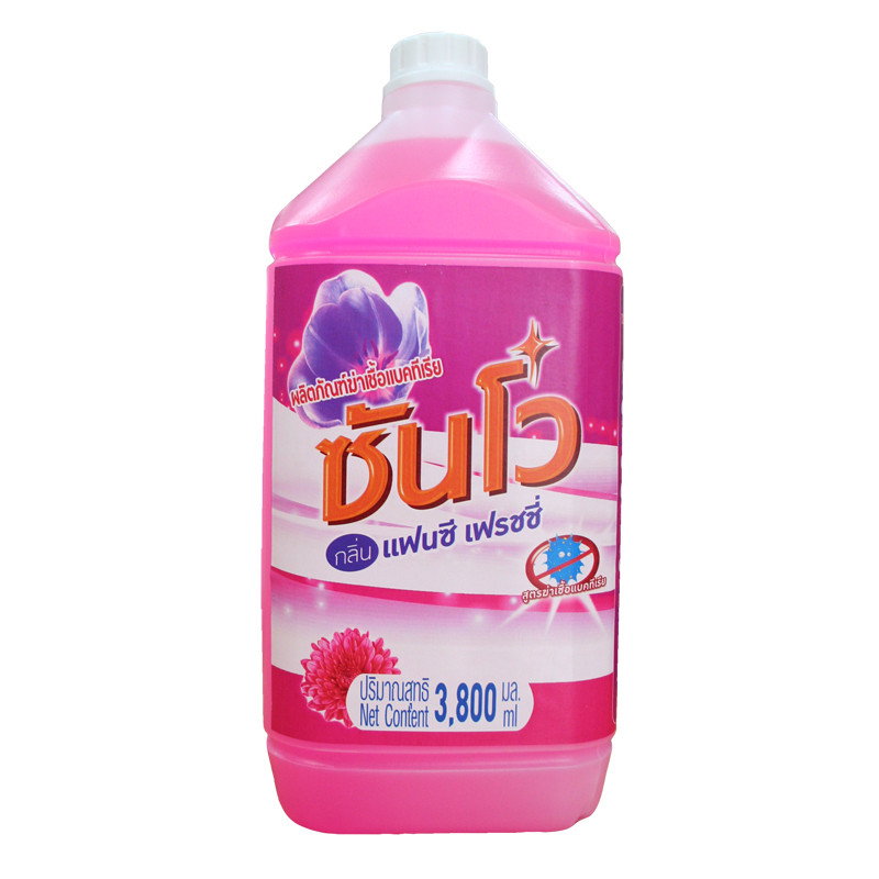 SUNVO ผลิตภัณฑ์ทำความสะอาดพื้นฆ่าเชื้อ กลิ่นแฟนซีเฟรชชี่ ขนาด 3.8 ลิตร