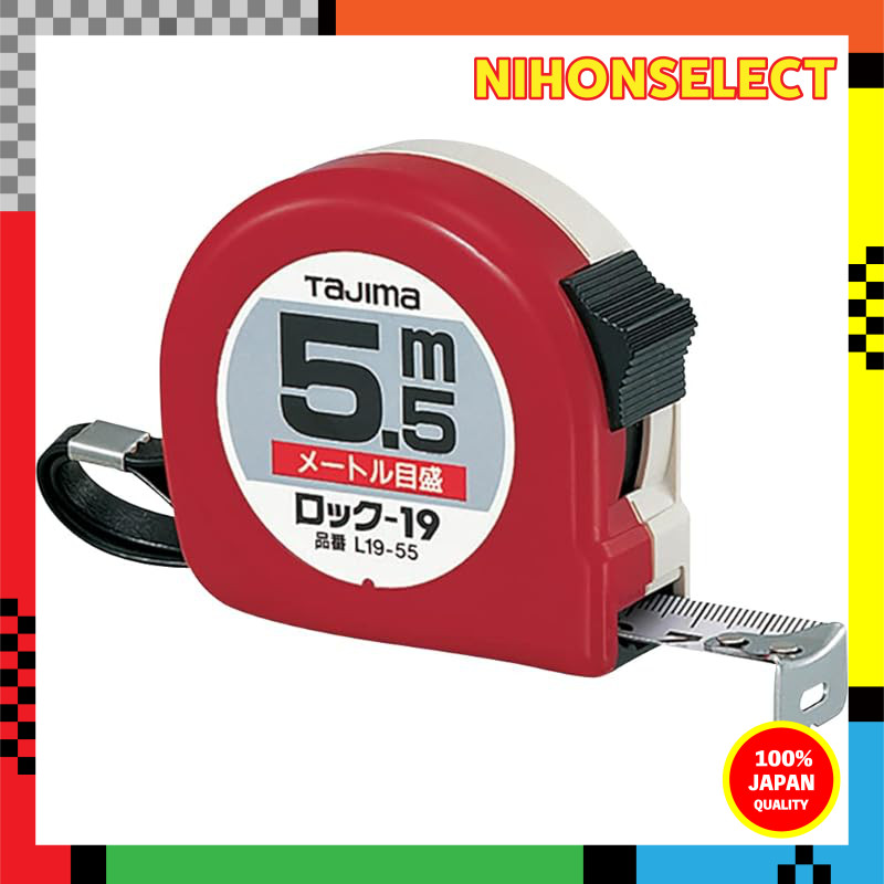 Tajima 5.5m x 19mm Lock 19 L1955BL Tape Measure