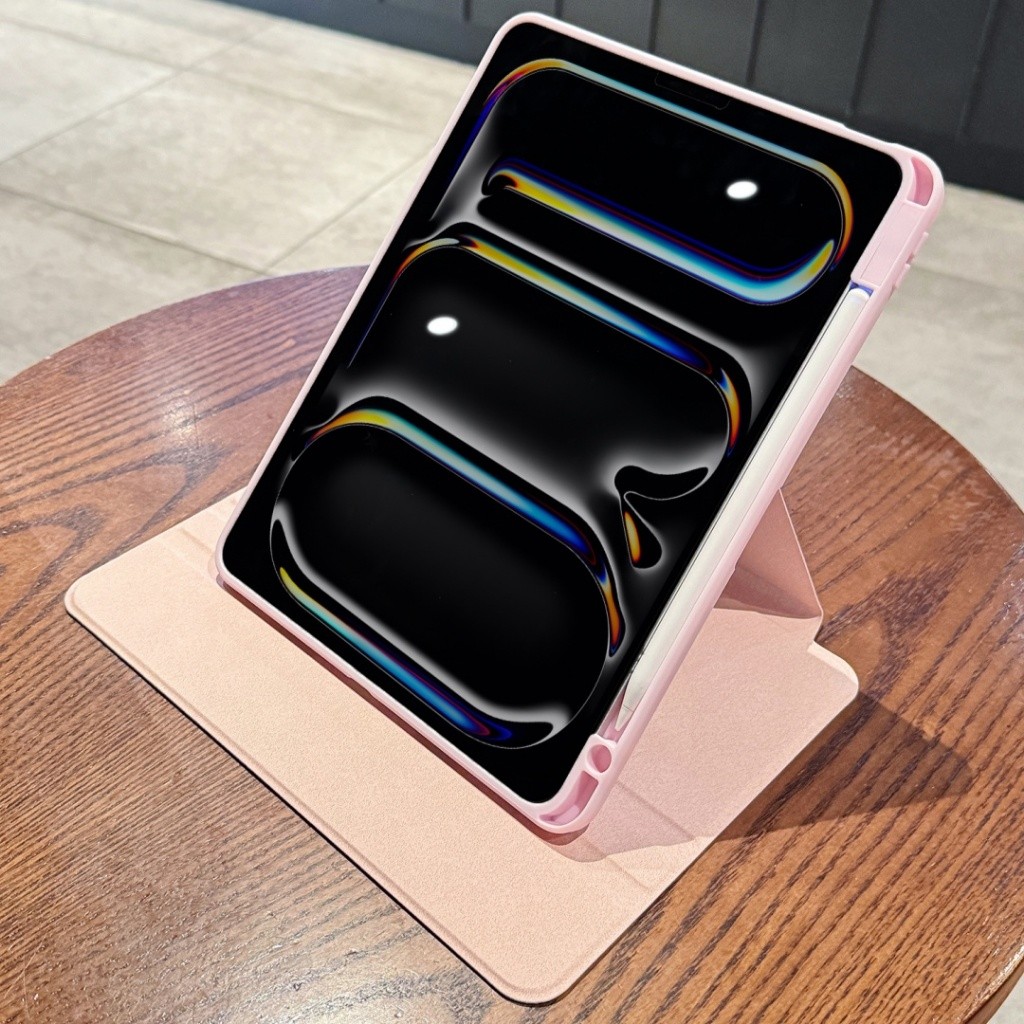 เคสไอเเพด360°หมุนตั้ง/นอนได้ for mini7/6  Air13 Air4/5/6/7  Gen7/8/9/10/11 pro11 12.9 ใส่ปากกาได - รูปที่ 2