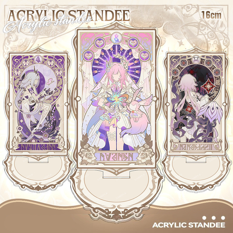 Honkai: Star Rail standee Cyrene ไพ่ทาโรต์สไตล์ซีรีส์เครื่องประดับตั้งโต๊ะอะคริลิค