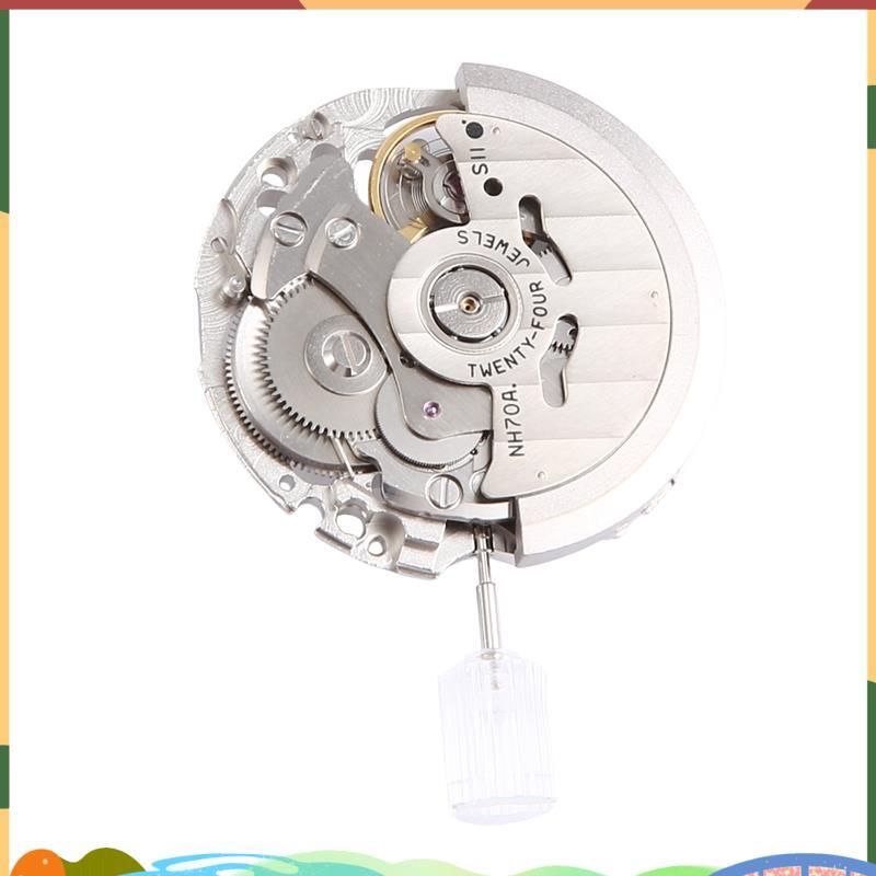 ญี่ปุ่น NH70/NH70A Hollow อัตโนมัตินาฬิกา 21600 BPH 24 Jewels ความแม่นยําสูง Fit สําหรับนาฬิกากลไก