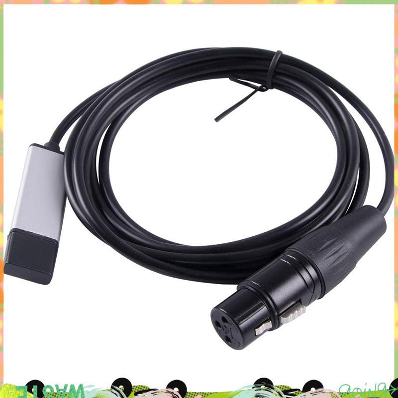 อะแดปเตอร์อินเทอร์เฟซ USB เป็น DMX512 ตัวควบคุมแสงเวทีคอมพิวเตอร์ Dimmer อินเทอร์เฟซ USB LED Dmx512 