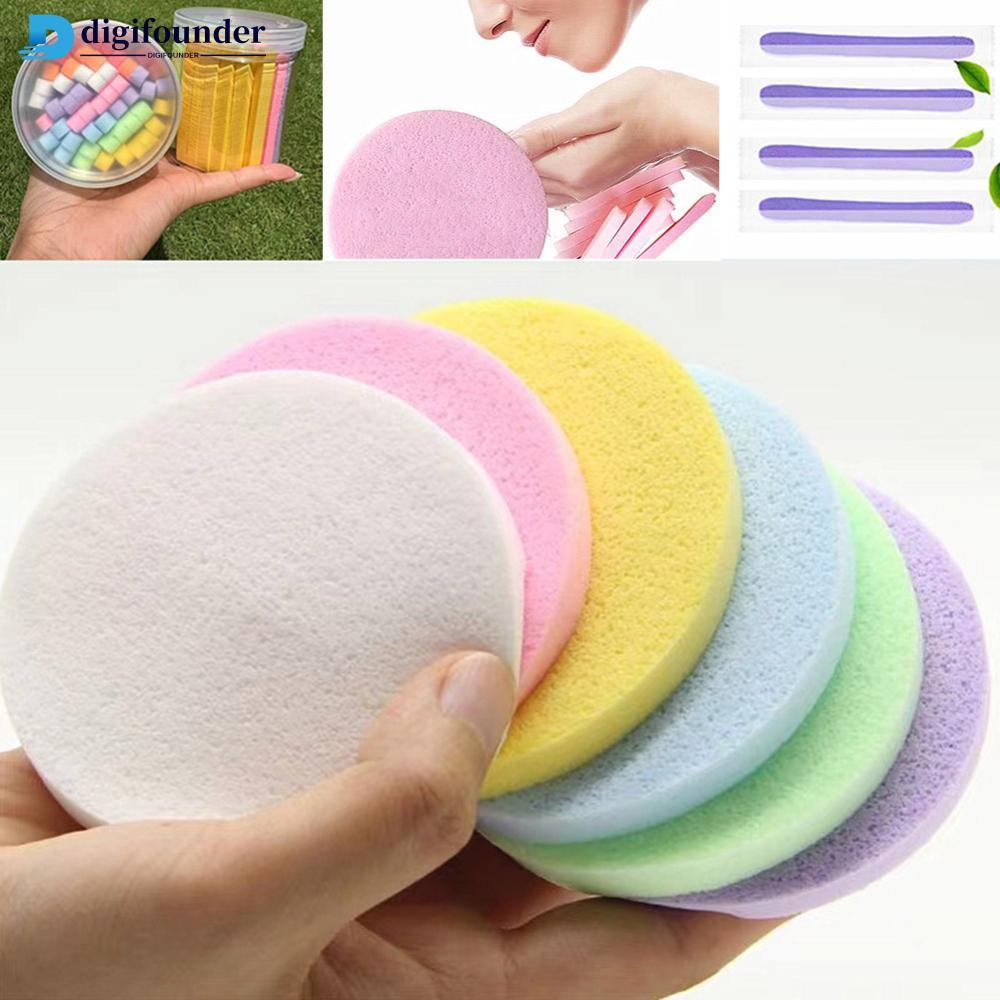 DIGIFOUNDER PVA Compressed Facial Sponge แต่งหน้าทิ้งถอดพัฟน้ําขยายฟองน้ํา Lint-free แต่งหน้าเครื่อง