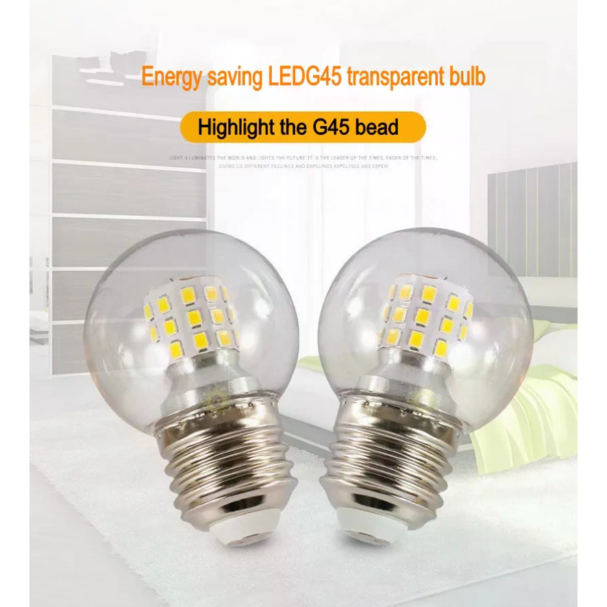 หลอดไฟ LED โคมไฟ 220V หลอดไฟ Magic Beans G45 5W 7W 9W ความสว่างสูง Lampada Bombilla LED E27 Spotligh