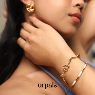 URPALS กำไล สร้อยข้อมือ Stainless ชุบทอง18K ทนน้ำ ทนเหงื่อได้ดี