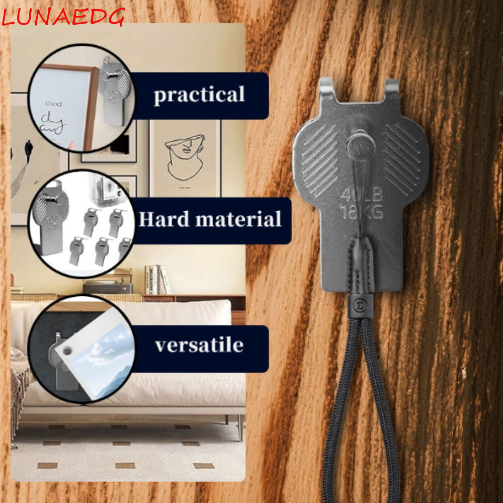LUNAEDGE Claw Picture Hanger, Claw Design ขนาดใหญ่ไม่มีความเสียหายตะขอแขวนผนัง,ชุดฮาร์ดแวร์ไม่มีความ