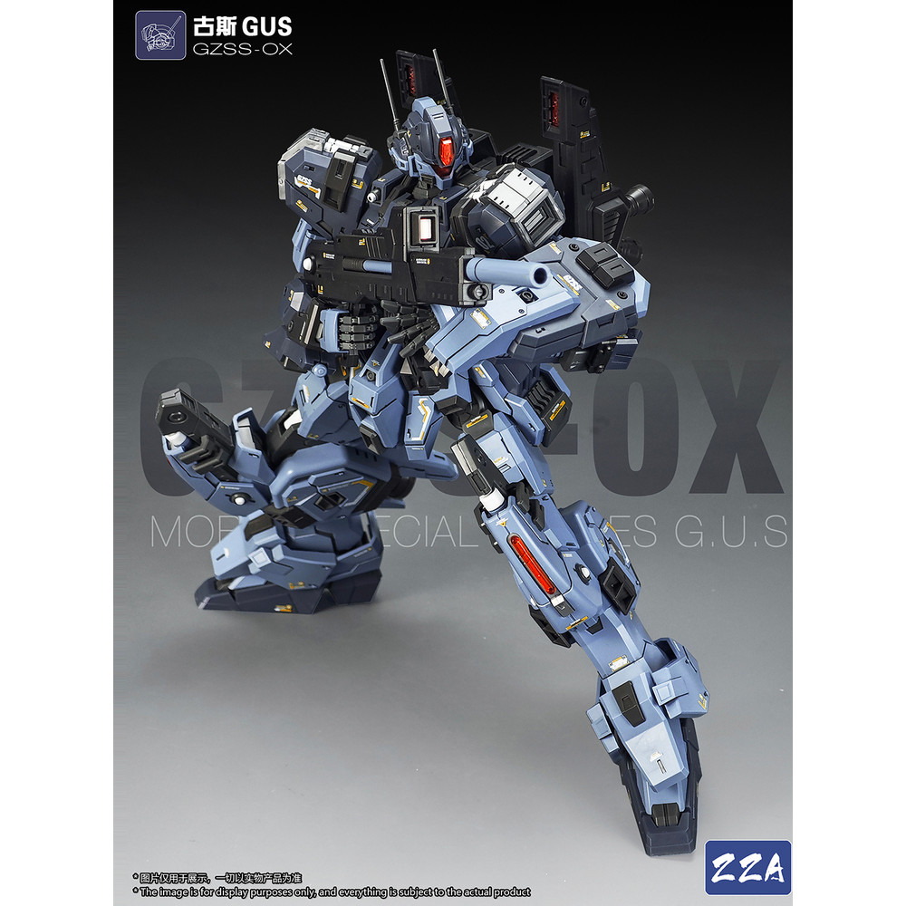 พร้อมสต็อก ZZA GUS-GUS GZSS-OX-1/100 Guochuang Mecha ของเล่นโมเดลประกอบที่สามารถเคลื่อนย้ายได้