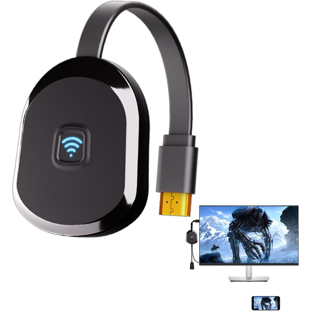 4K Wireless HDMI Display Adapter,TV Adapter for The APP YouTube, for i-Phone, i-Pad, Android, แท็บเล