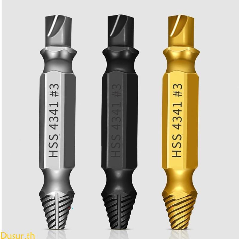 6Pcs Damaged Screw Extractor Kit and Stripped Screw Extractor Easily Quickly
