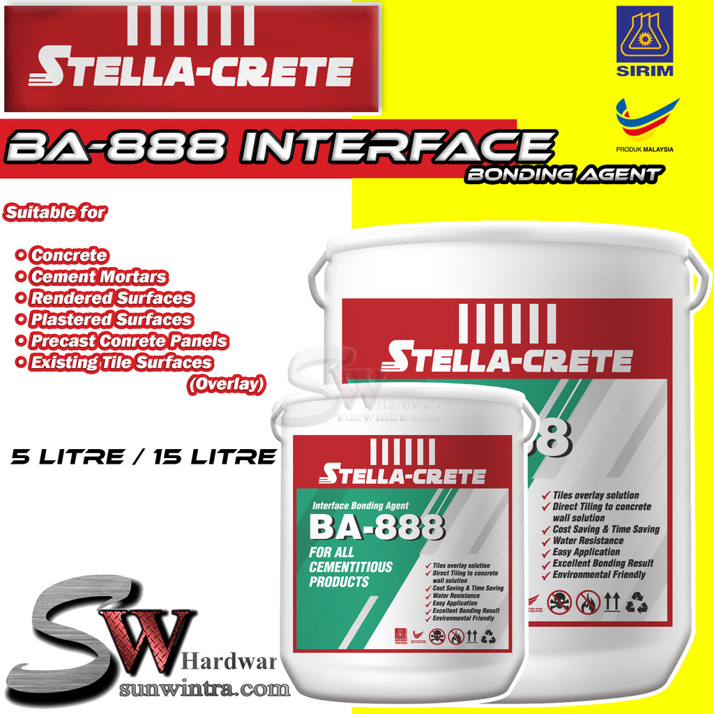 STELLA CRTE BA-888 INTERFACE BONDING AGENT 5 ลิตร /15 ลิตร (BA888)