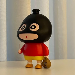 💥 จัดส่งจากประเทศไทย 💥Crayon Bandit Shin chan คอสเพลย์ Thief Rober น่ารักอะนิเมะรูป COD สต็อกรูปตุ๊กตาของเล่นสําหรับของขวัญเด็กคอลเลกชันจี้รถเครื่องประดับตกแต่งเค้กบ้านตกแต่ง