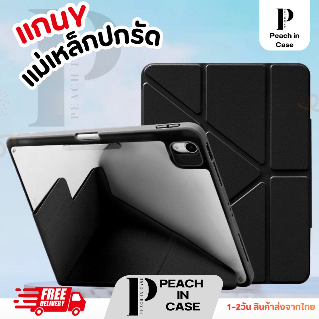 (F1-C) เคสไอแพด*ขอบสี*แข็ง แกนวายหลังใสกิ๊ง-ปกรัด แข็ง caseipad Gen10-Air4/5/6-Pro11-Pro12.9-Pro13-G