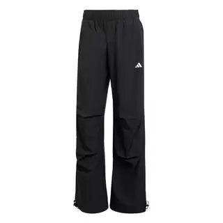 adidas Gym & Training กางเกงเทรนนิงขายาวผ้าทอ Workout Essentials ผู้หญิง สีดำ JL5081
