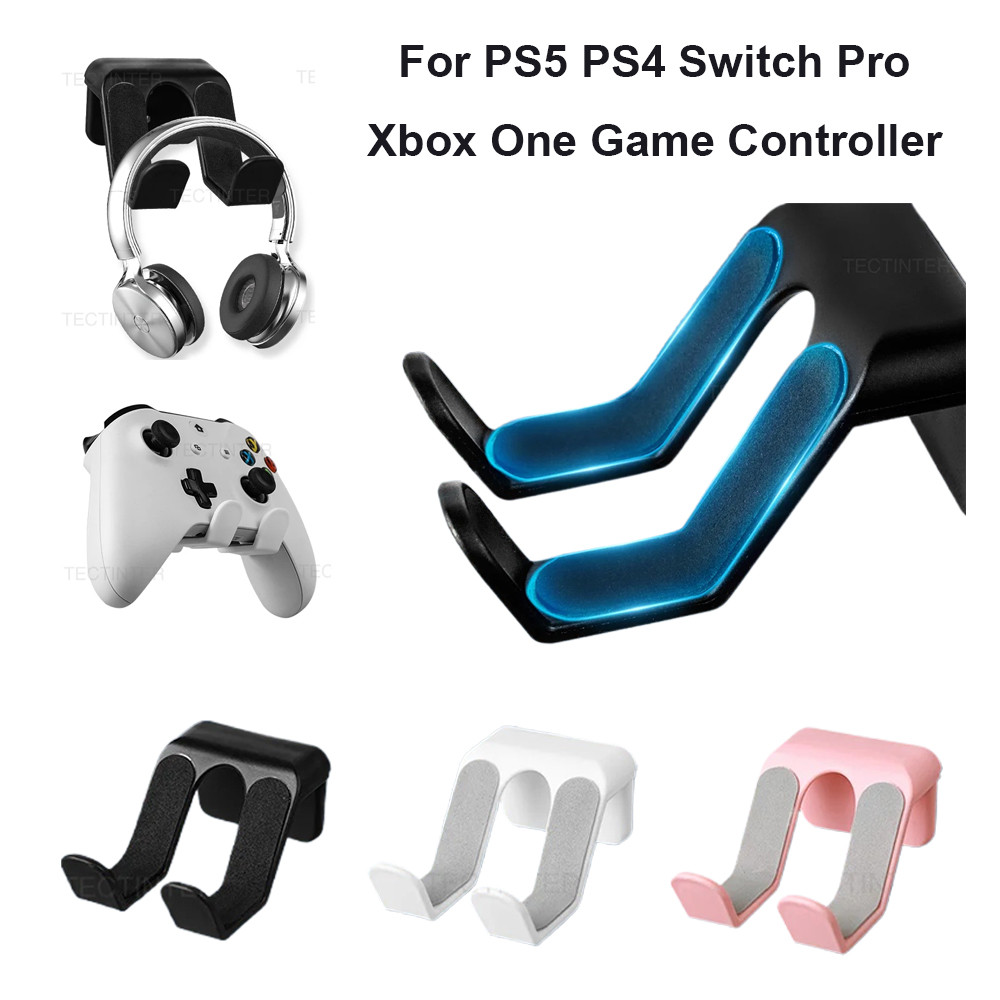 แขวนสําหรับ Switch Pro/PS5/PS4/Xbox One Controller Gamepad Wall Mount หูฟังชุดหูฟัง Stand Holder อุปกรณ์เสริมสําหรับเล่นเกม