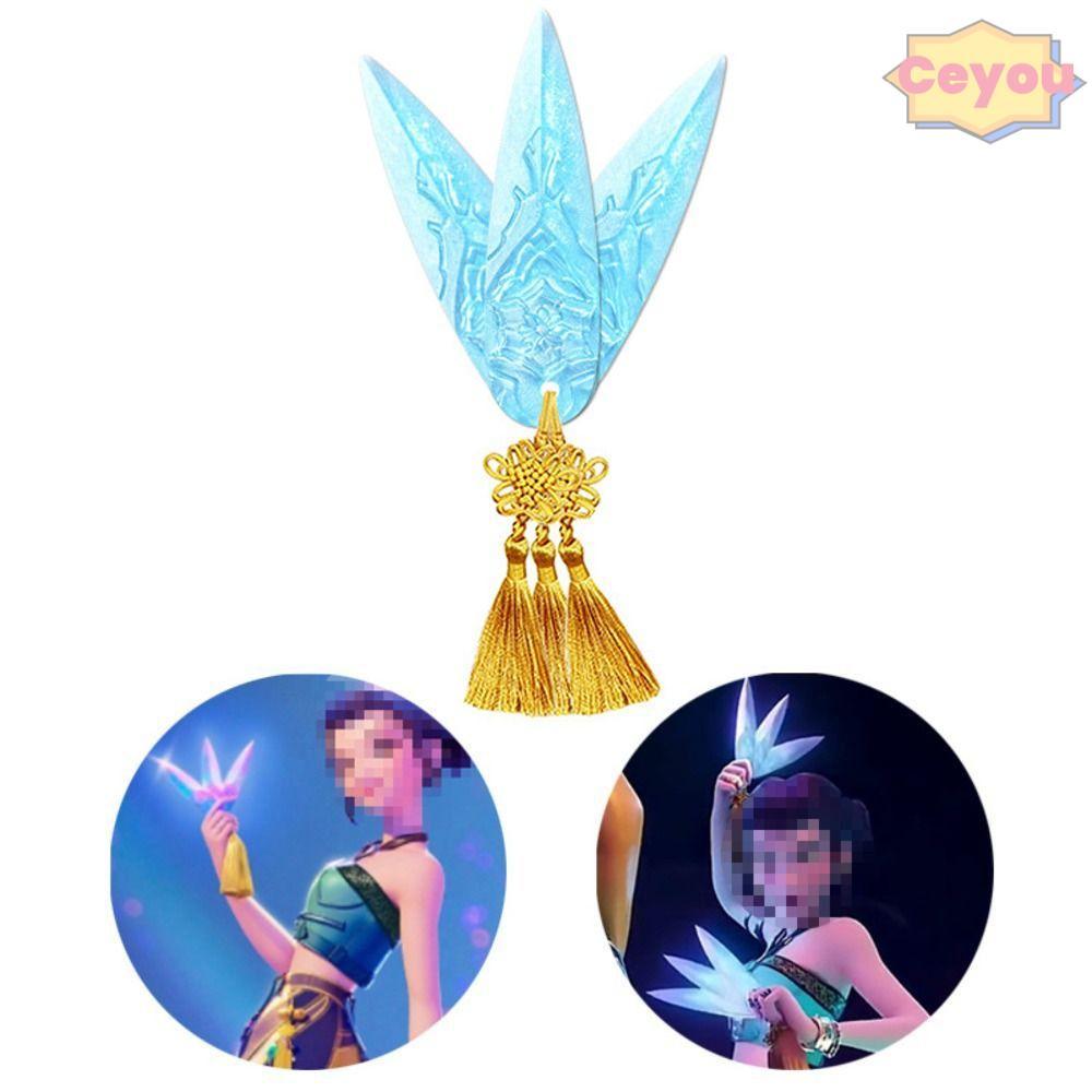 CEU คอสเพลย์ไฟ Boomerang, Zoey Kpop Demon Hunters ฮาโลวีน Carnival Roleplay Props, เรซิ่นสาว Group I