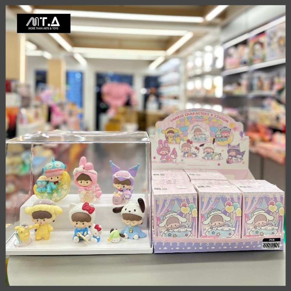 MORETHAN Arts&Toys zZoton SANRIO Characters kitty Preparation Before Bedtime Series Blind Box（กด6ชิ้