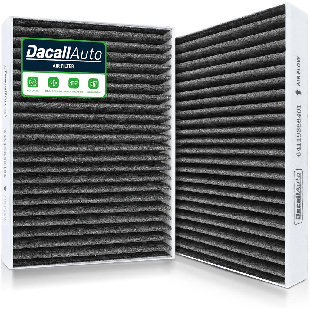 2pcs Cabin Air Filter Set for BMW 530i, 530i xDrive, X5, X6, X7, 530e, 540i, 540i xDrive, 740i, 750i