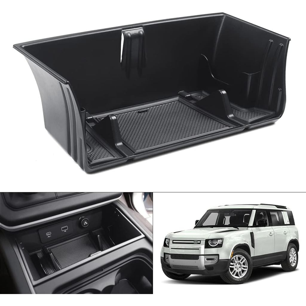 Karltys Center Console Organizer Tray for Land Rover Defender Accessories 90 110 130 2020-2025 2026,