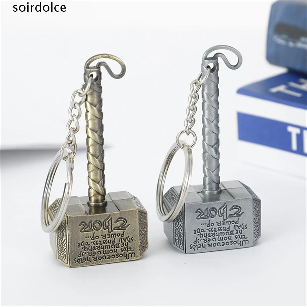 SOIRDOLCE Marvel Avenger พวงกุญแจภาพยนตร์สําหรับแฟนๆ Dark World Ragnarok Keyholder พวงกุญแจเครื่องปร