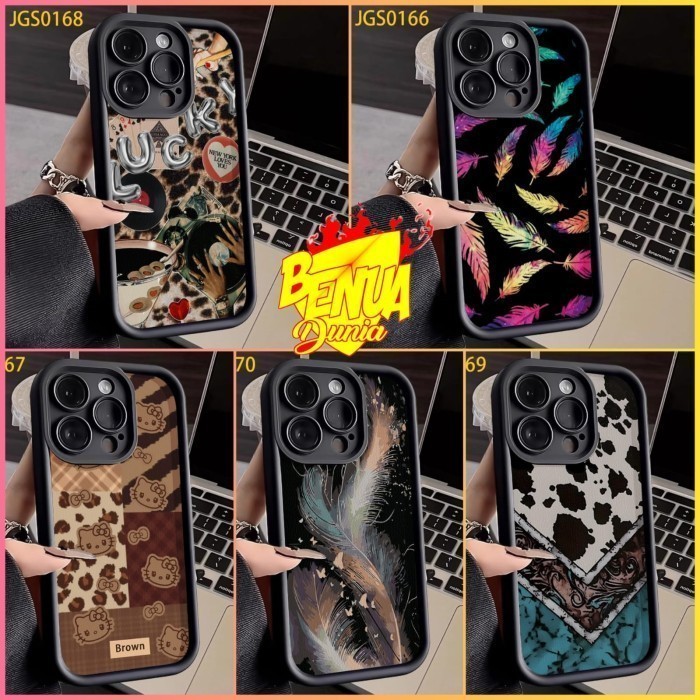 SOFTCASE BLACK MOTIF AESTHETIC MATTE ROSE REALME X XT C51 C53 C55 C61 C63 C65 C67 NOTE 50 60 NARZO N