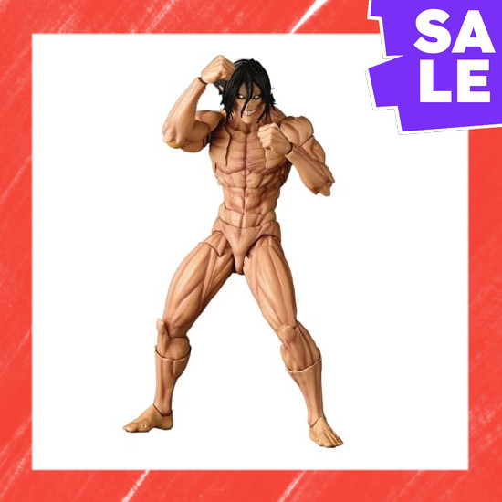 Direct From Japan Kaiyodo Revoltech Amazing Yamaguchi The Progressing Giants: Eren Jaeger Action Fig