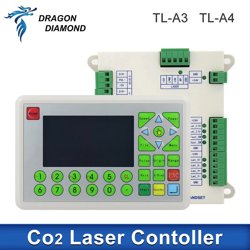 Original Laser Controller ระบบ TL-A3 TL-A4 TL-A1 สําหรับ Co2 เลเซอร์แกะสลักเครื่องตัดเปลี่ยน Ruida L