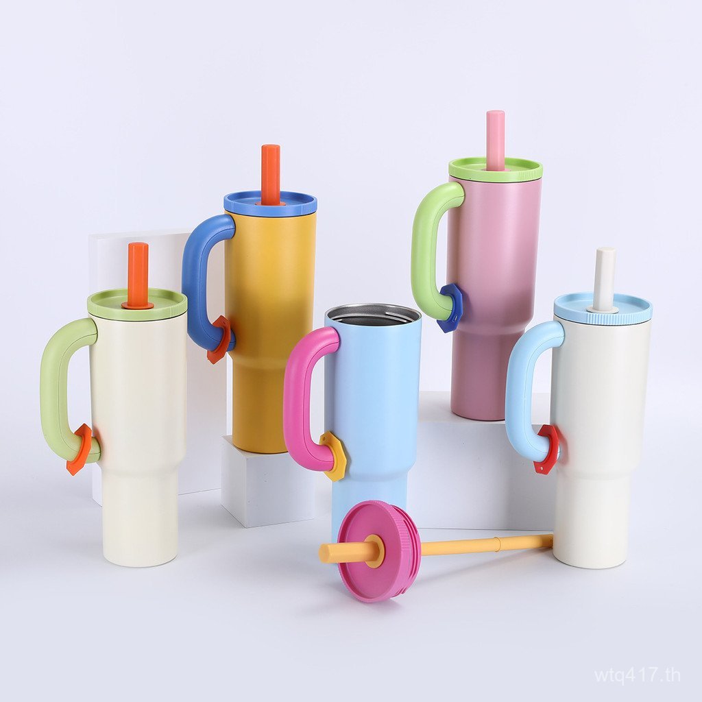 Cross-Border Handle Dopamine Ice Master Cup Car Cup 40oz304 Thermos Cup Sports Stainless Steel Outdo