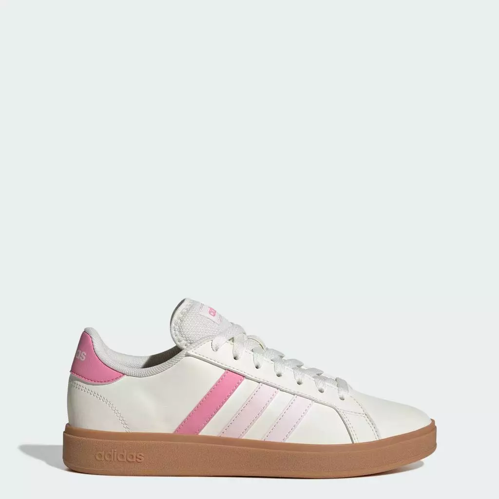 adidas ไลฟ์สไตล์ รองเท้าลำลอง Grand Court TD Lifestyle Court ผู้หญิง สีขาว JS1321