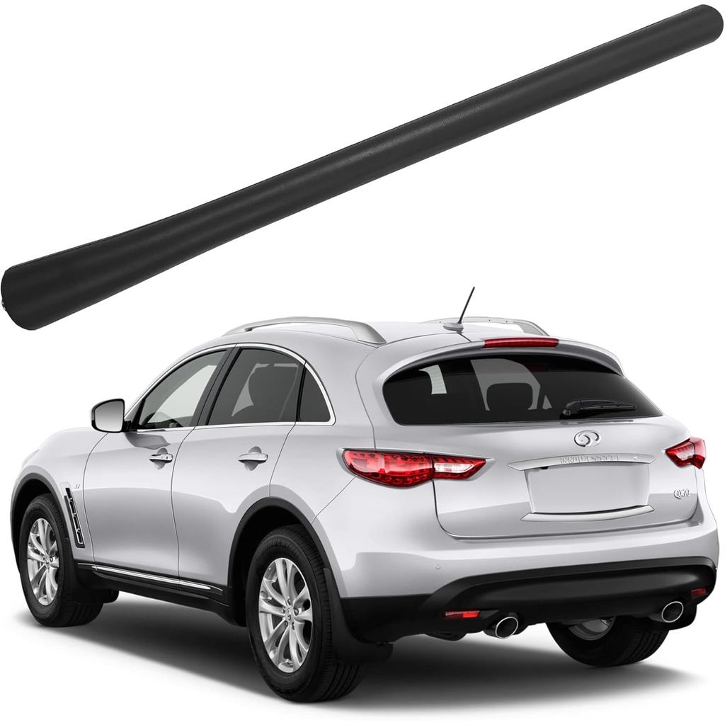 เสาอากาศยางสําหรับ Infiniti QX50 QX60 QX70 (2014-2017), Infiniti FX50 (2011-2013) - 7 นิ้วรถ Wash Pr