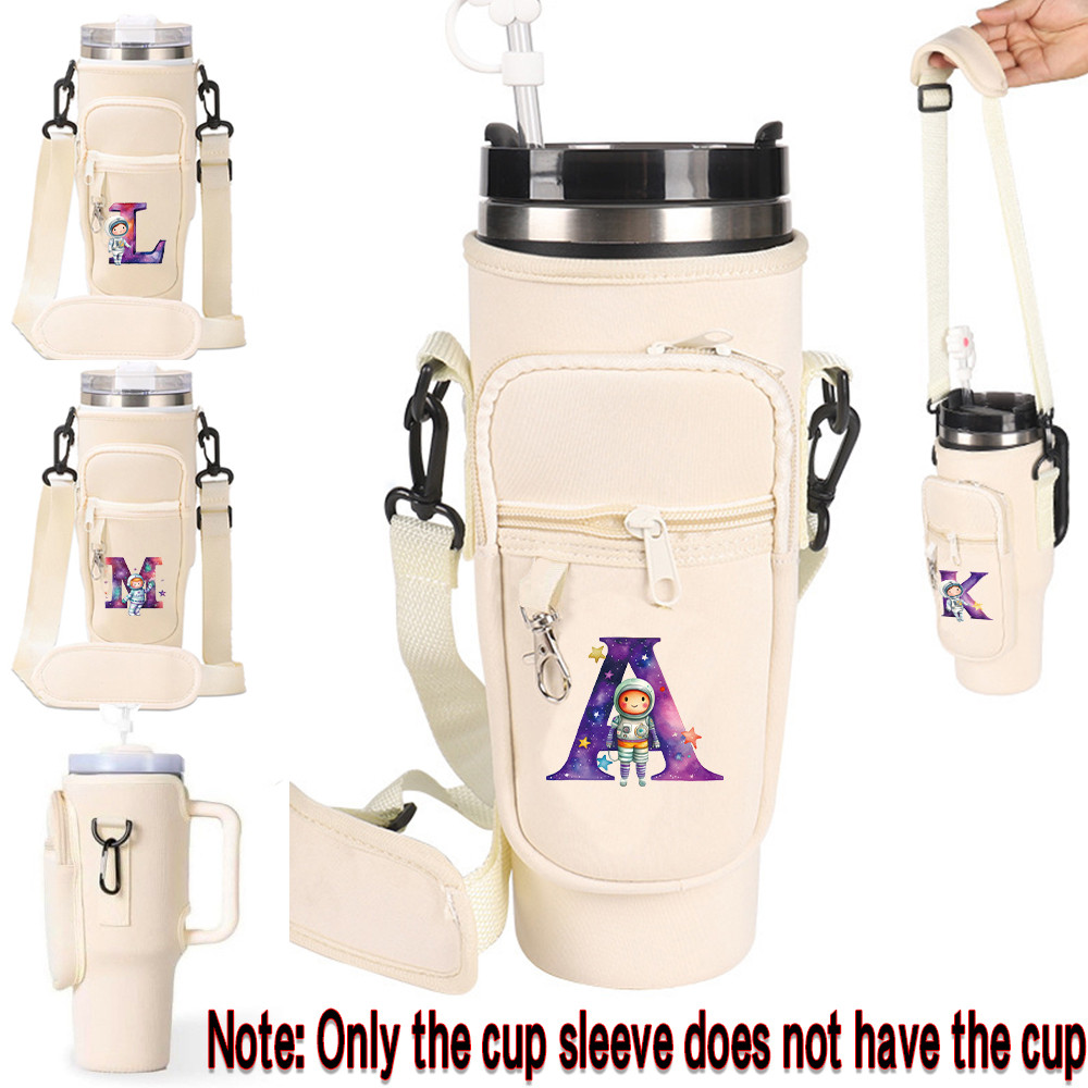 ใหม่ปลอกแก้วน้ํา Outdo Ptable Cup Pouch proof Slip-proof school office Tumbler crossbody bag กระเป๋า