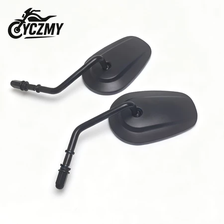 🛵กระจกมองหลังรถจักรยานยนต์สําหรับ Harley XL883 1200 X48 GV300 Honda CM500 ดัดแปลงอุปกรณ์เสริม High Stability Universal