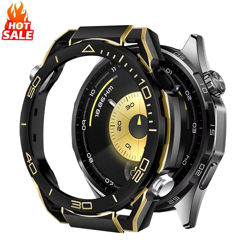 PC Hard Hollow Case ใช้งานร่วมกับ Huawei Watch GT 6 46 มม. (ไม่มีฟิล์ม) เปลี่ยนฝาครอบ Ultimate สําหรับ GT6 46 มม.กันกระแทกกันชนเกราะป้องกัน