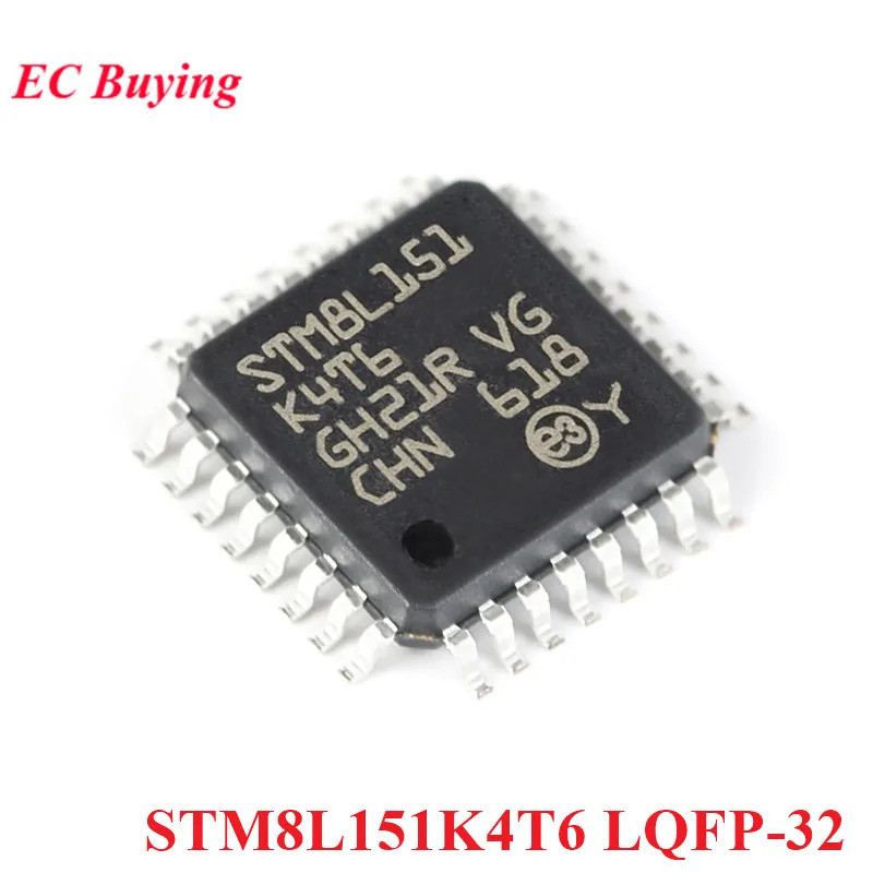 2 ชิ้น/1 ชิ้น STM8L151K4T6 STM8L151 STM8L 151K4T6 STM8 L151K4T6 LQFP-32 16MHz 16KB แฟลช 8bit Microco