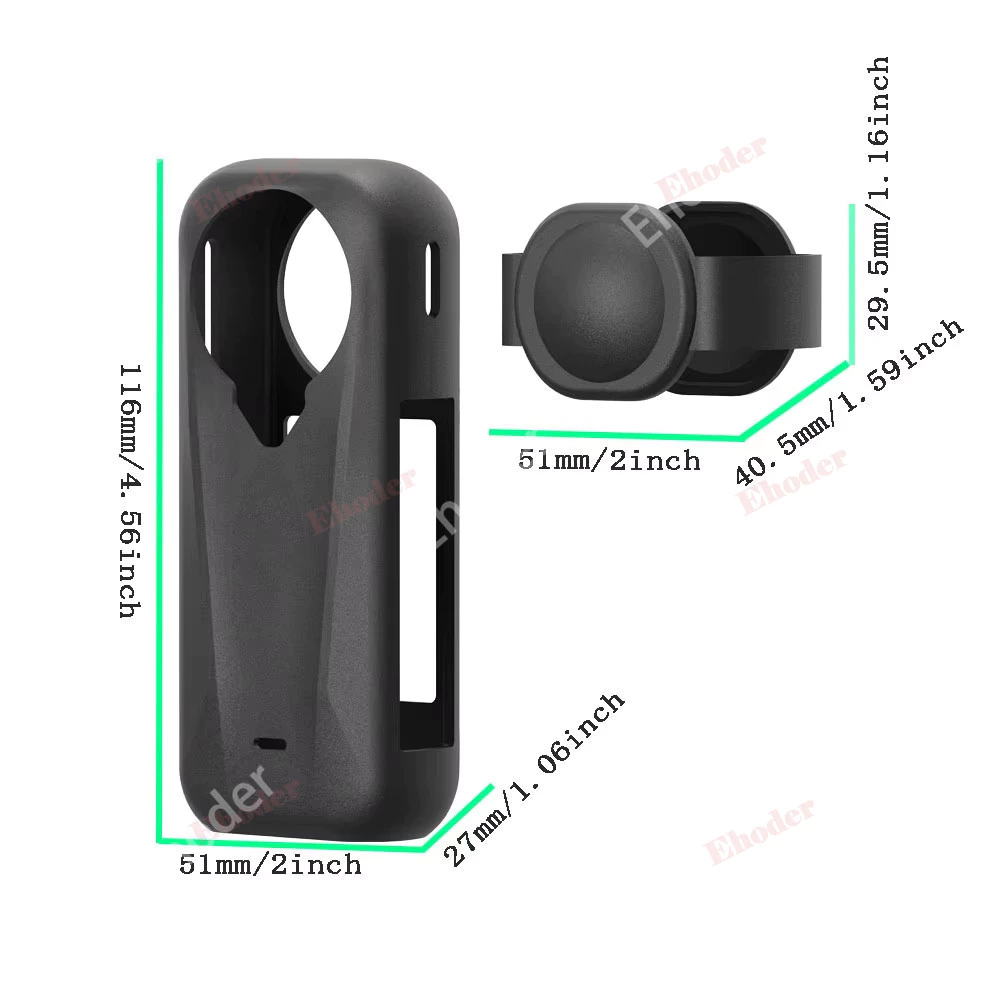 ปลอกสําหรับ Insta360 X4 Air X5 X3 X4Air เคสซิลิโคนสําหรับ insta360X5 360X4 360X3 กันกระแทกปกหลัง Anti-Lost Anti-scratch Protector กล้องอุปกรณ์เสริม thumbnail 6